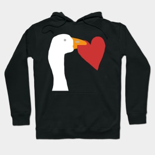 Abstract Portrait Gaming Goose Stolen Heart Hoodie